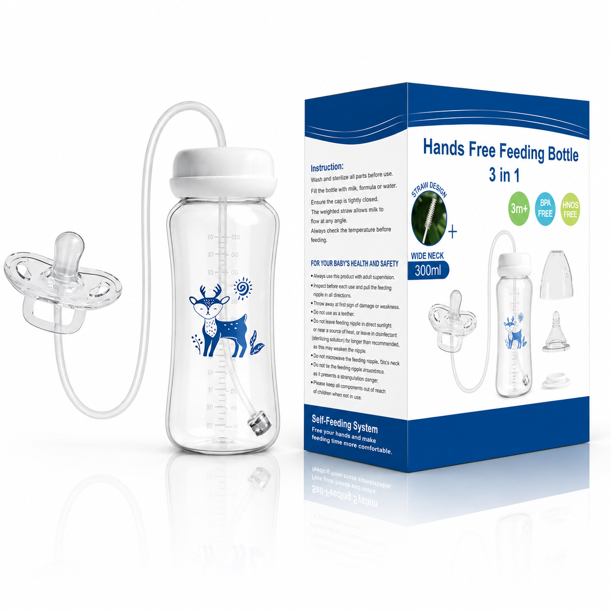 Hands-Free Baby Bottle