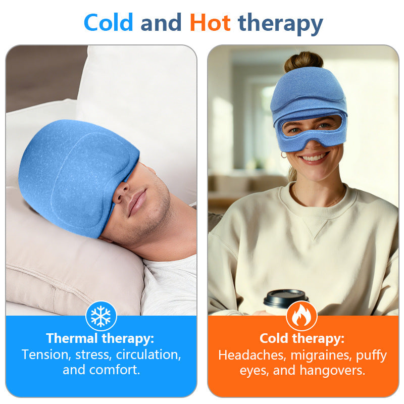 Migraine Hat with cooling gel - Instant relief