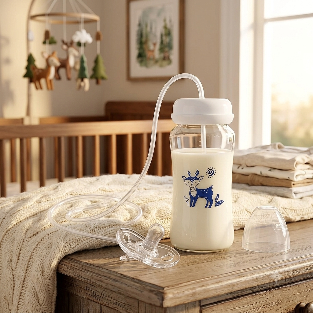 Hands-Free Baby Bottle