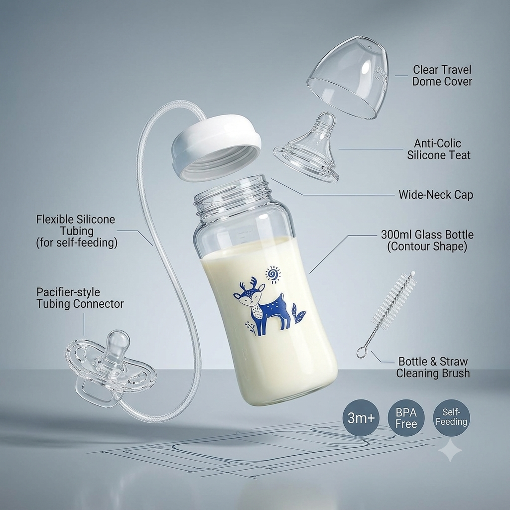 Hands-Free Baby Bottle